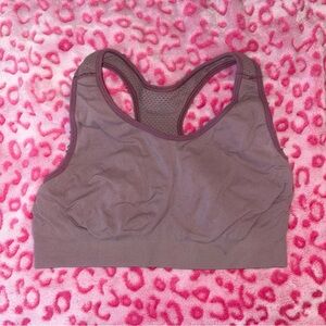 Old Navy Mauve Seamless Racerback Sports Bra